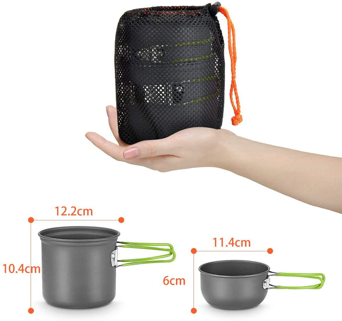 camping pot stove set cooking utensils and equipment H004