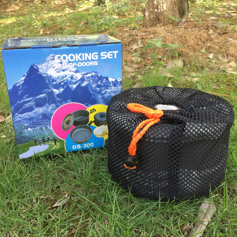 Folding picnic barbecue pot set for 2-3 people H013