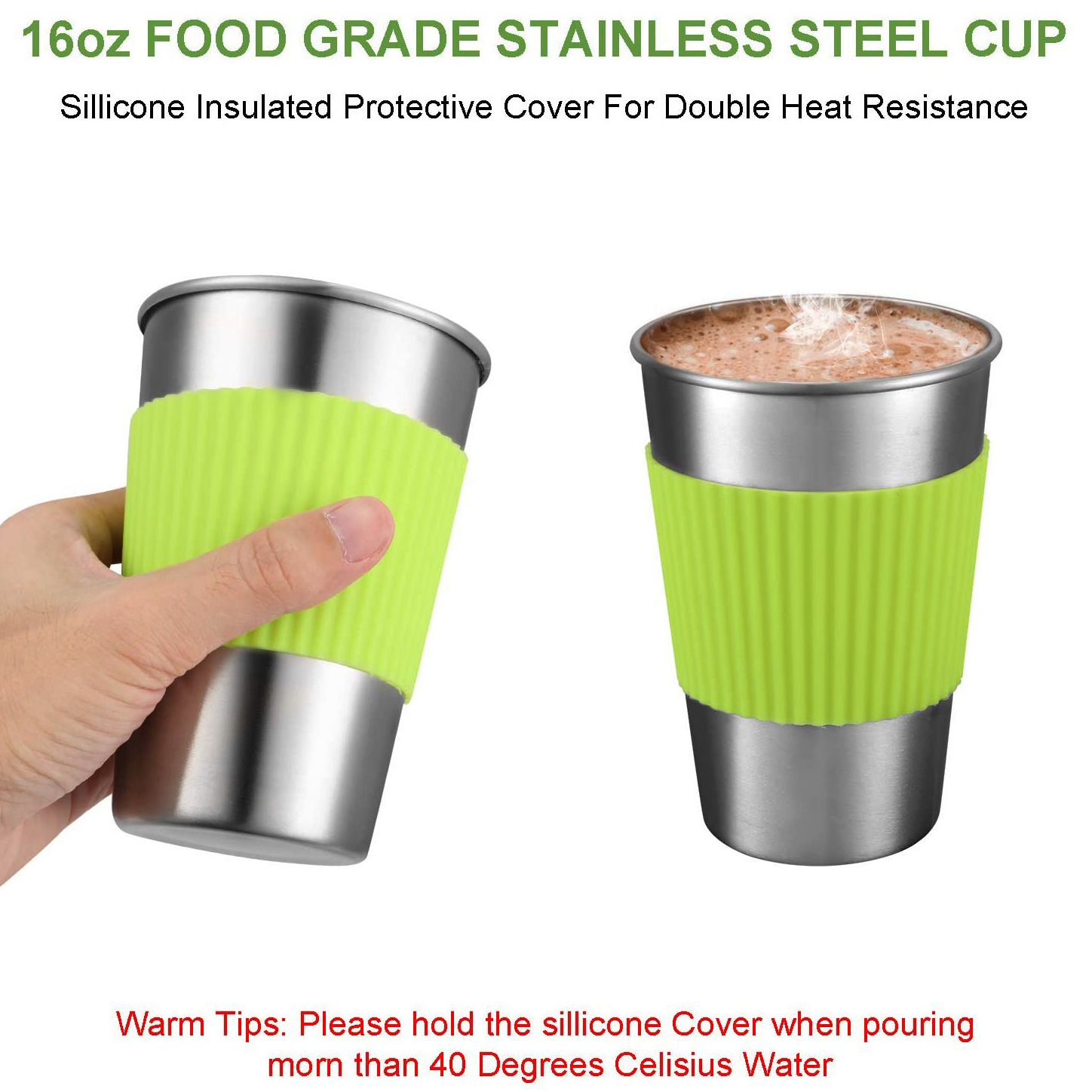  New 2-Person Portable Stainless Steel Cookware Dinner Plate Set H014