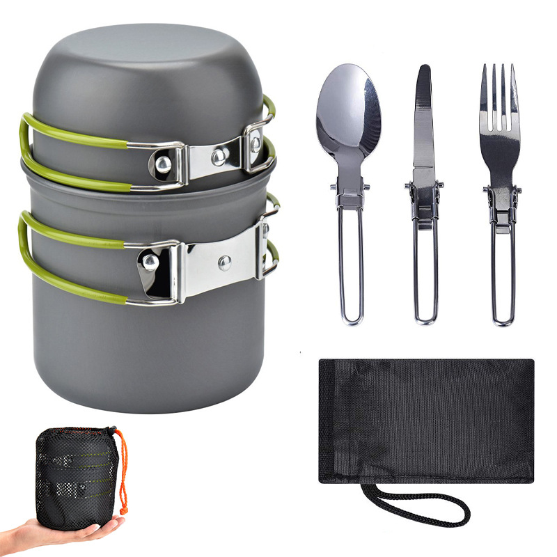 Outdoor set of pots for 1-2 people H001