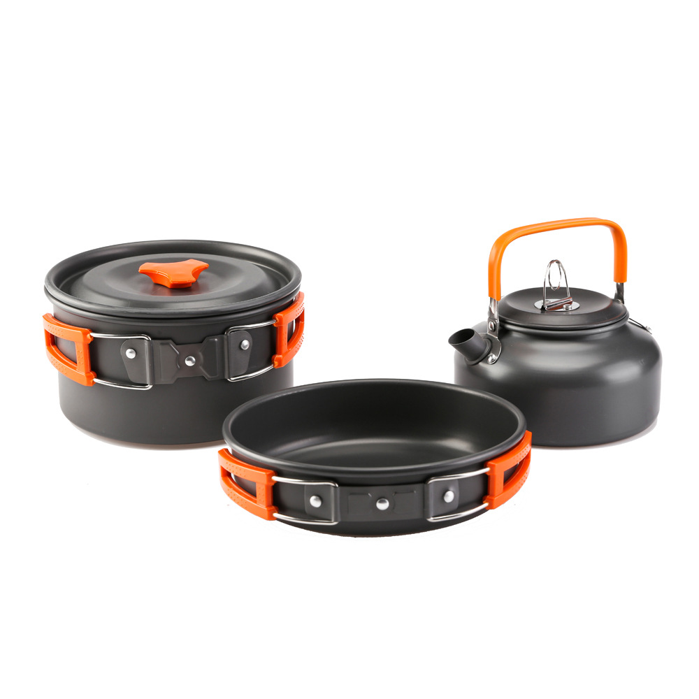 Three-piece outdoor teapot set for 2-3 people H002