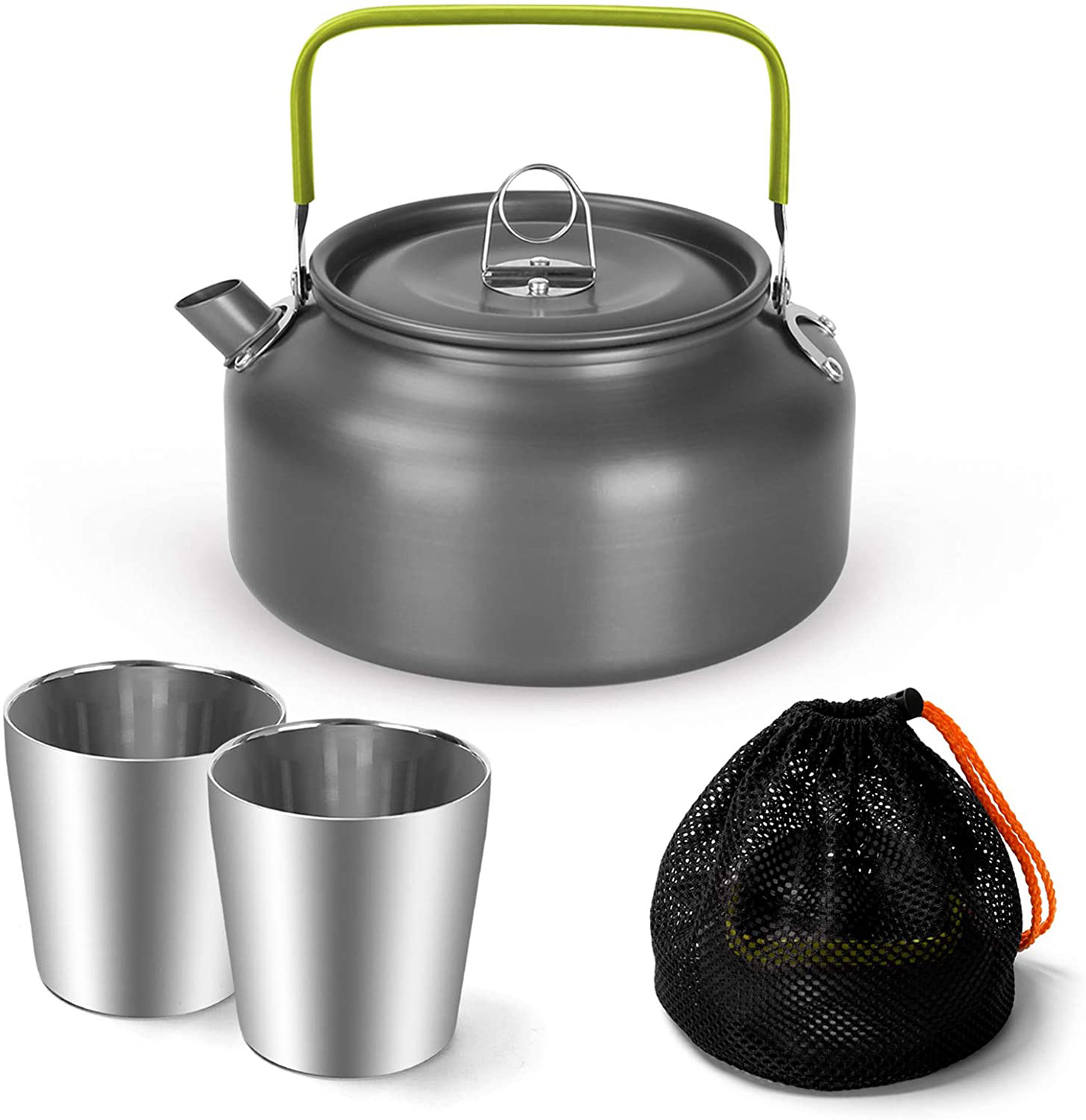 1.2L Portable Teapot Coffee Pot Picnic Tea Kettle H094