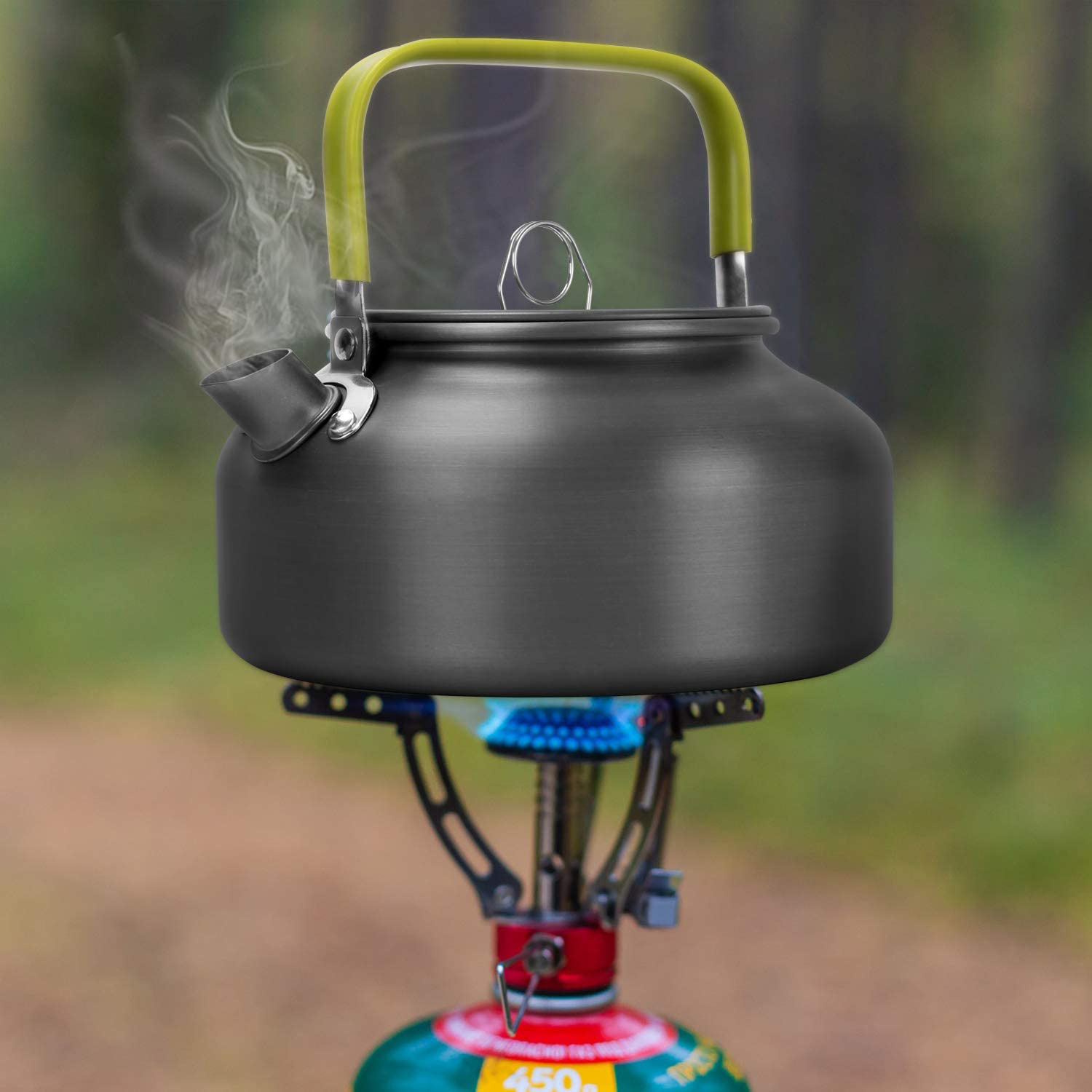 1.2L Portable Teapot Coffee Pot Picnic Tea Kettle H094