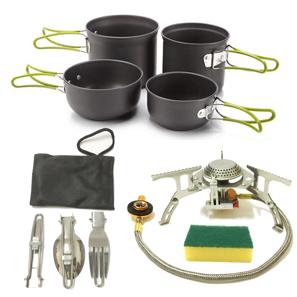 2-3 people outdoor camping pot set H076