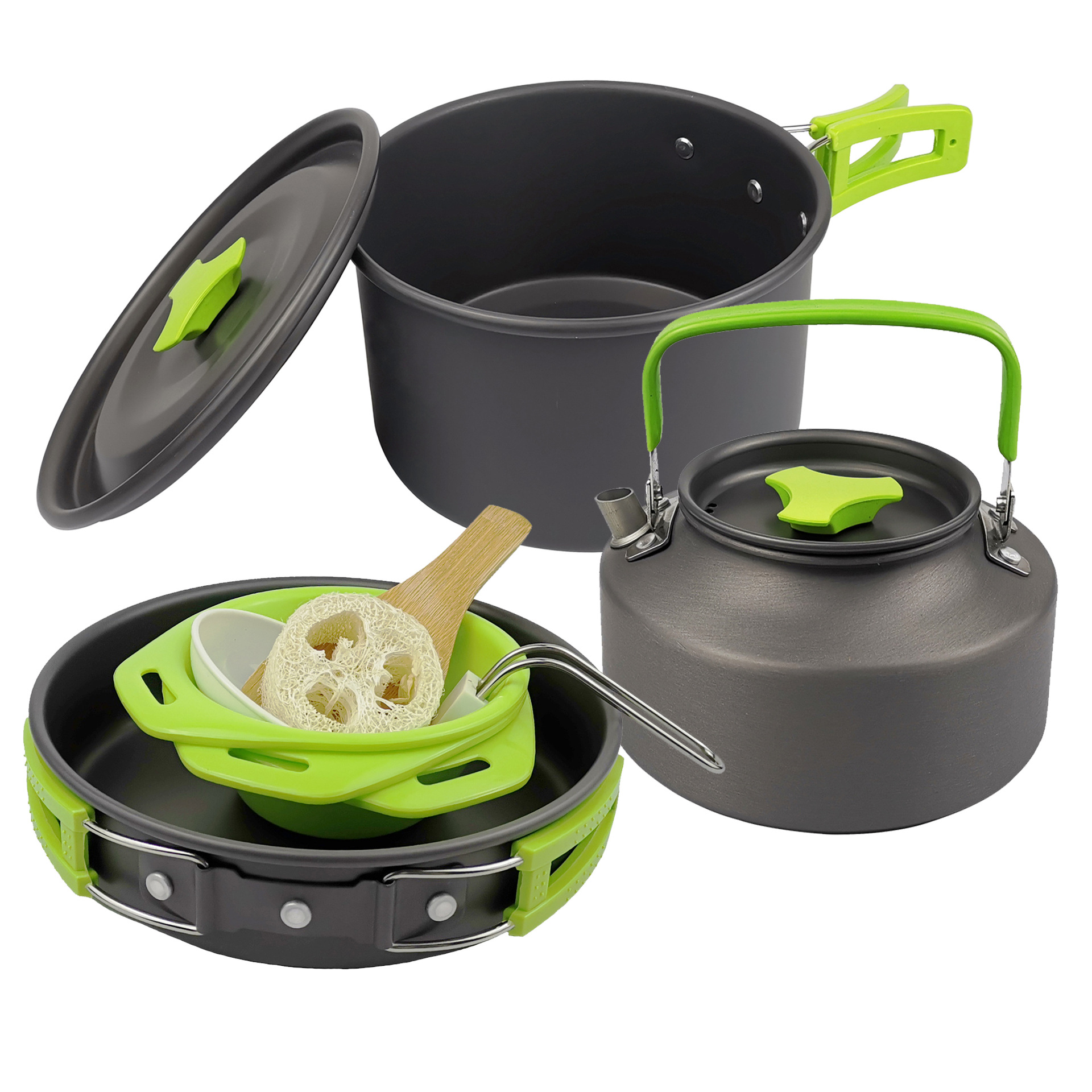 2-3 Persons Folding Pot Cookware Combination Set H053