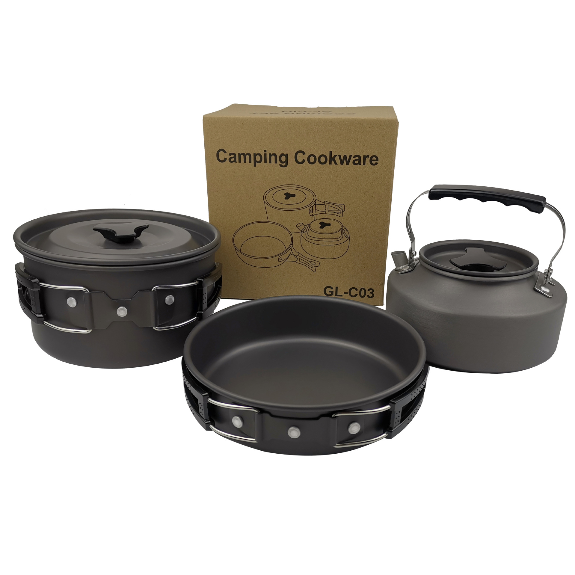 camping kettle three piece set H034