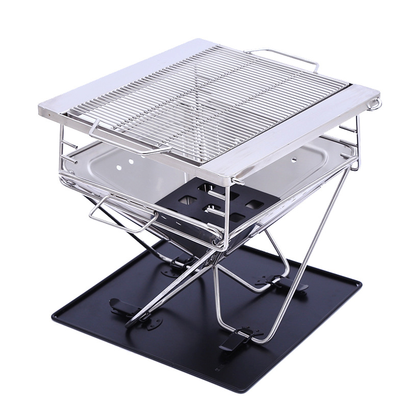 Outdoor thickened 304 stainless steel barbecue grill H114