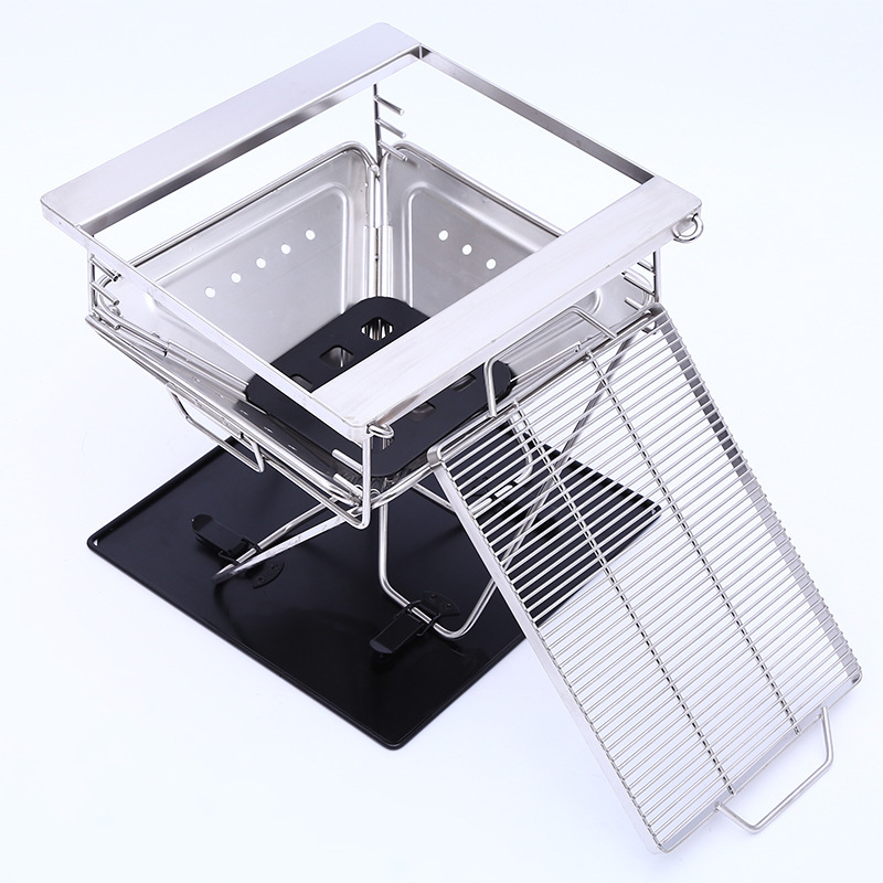 Outdoor thickened 304 stainless steel barbecue grill H114