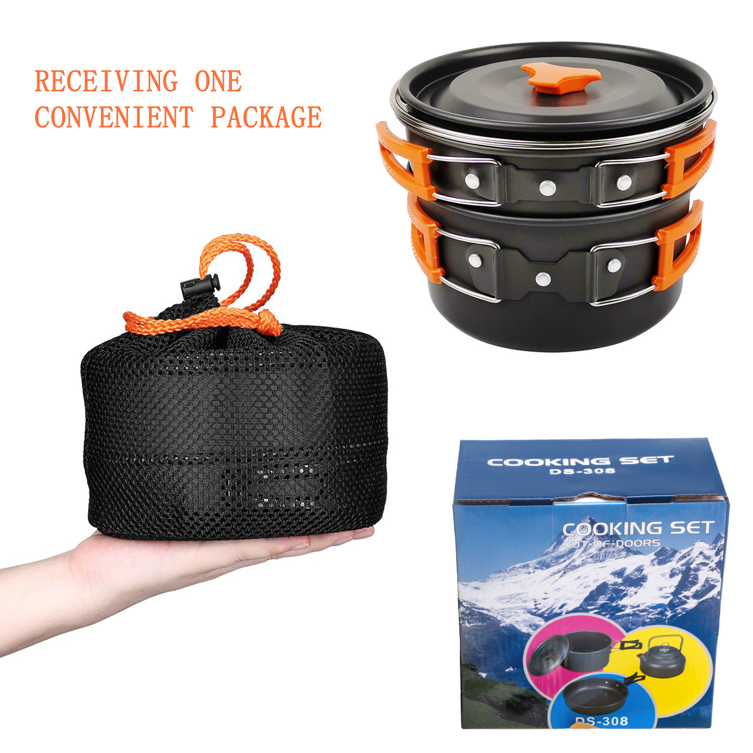 New 2-3 people outdoor teapot set pot with plate set H080