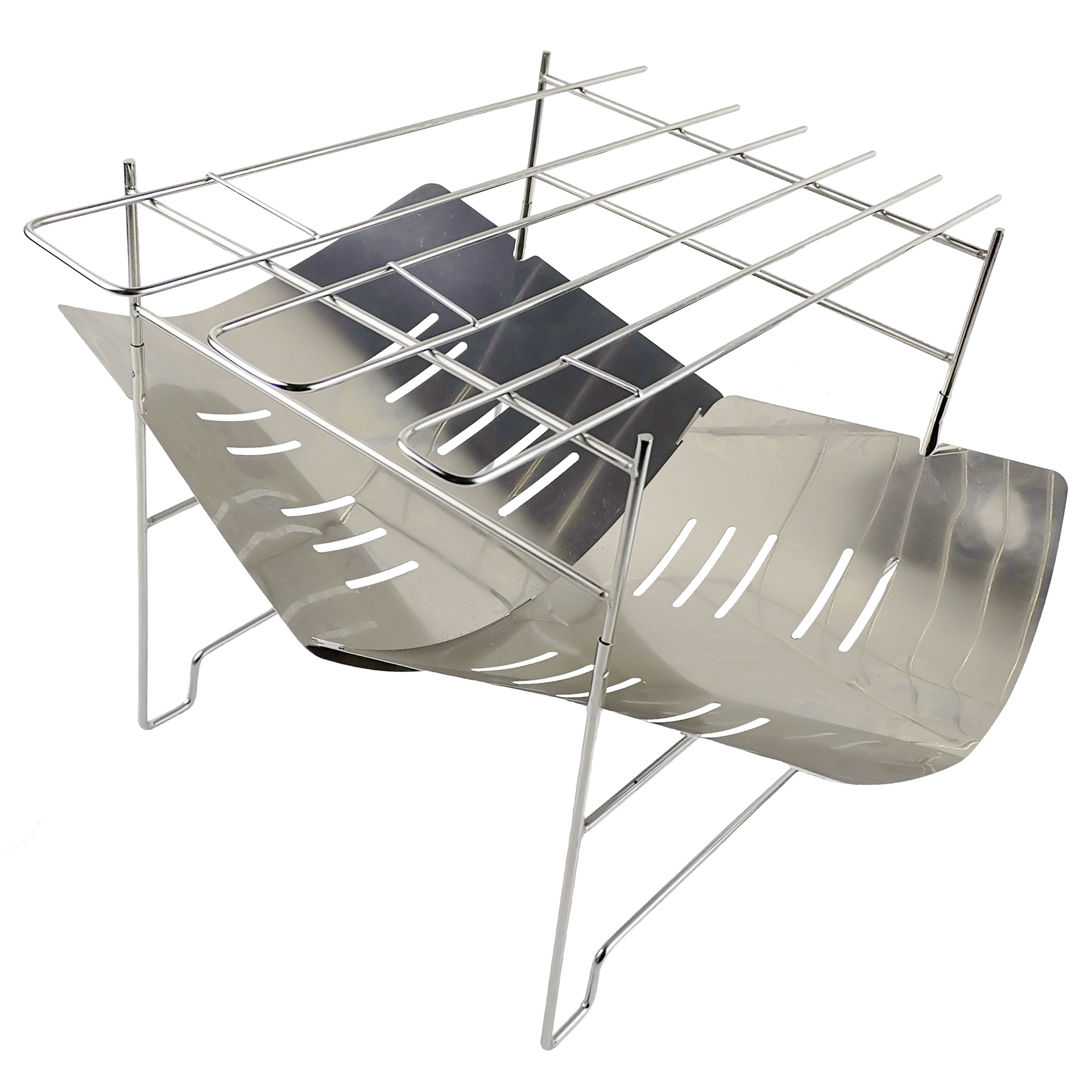Outdoor camping portable barbecue grill firewood stove H104