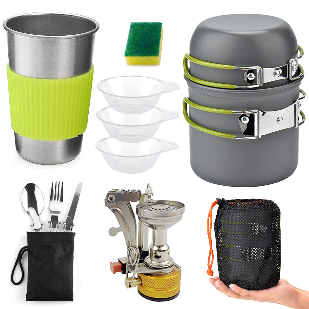 Portable picnic cooker set for 1-2 people H027