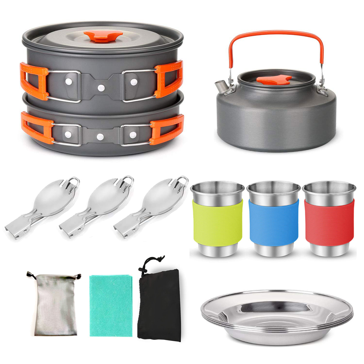Self-driving camping equipment pot set H063