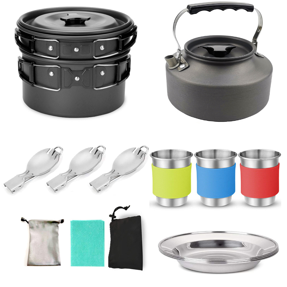 Self-driving camping equipment pot set H063