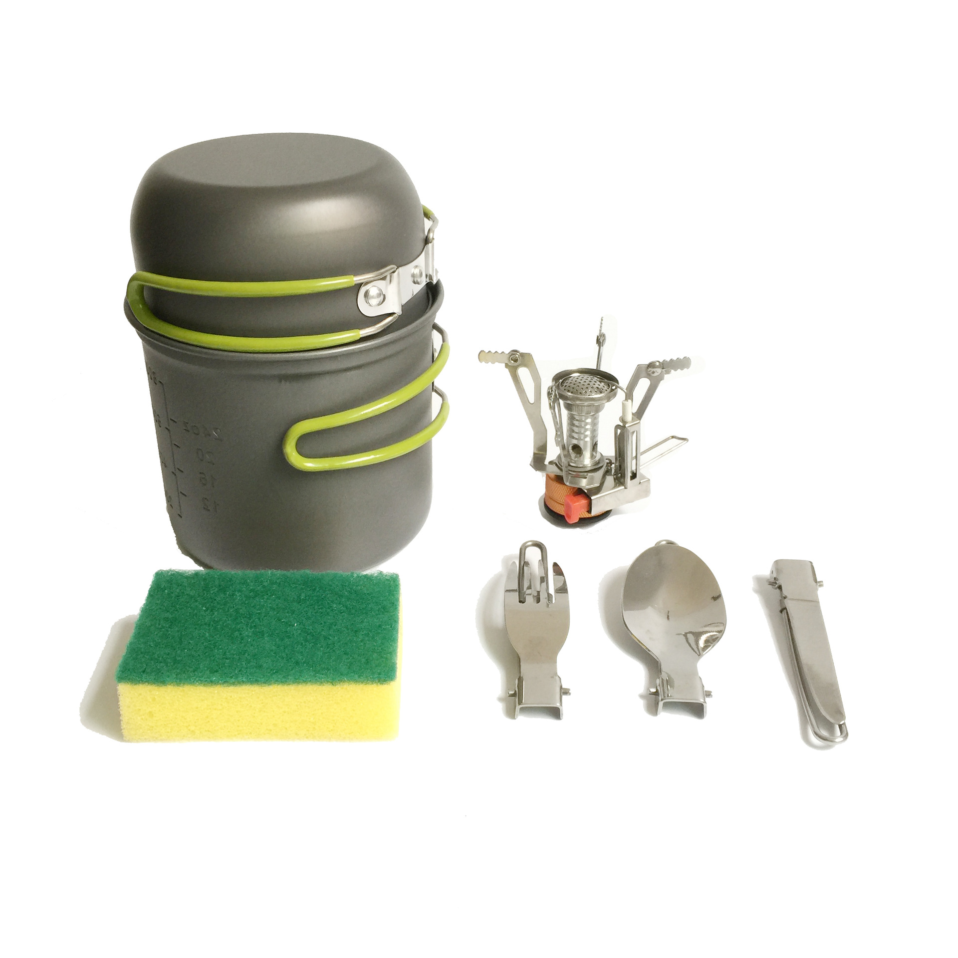 Single cooker 1-2 people outdoor aluminum alloy picnic set H032