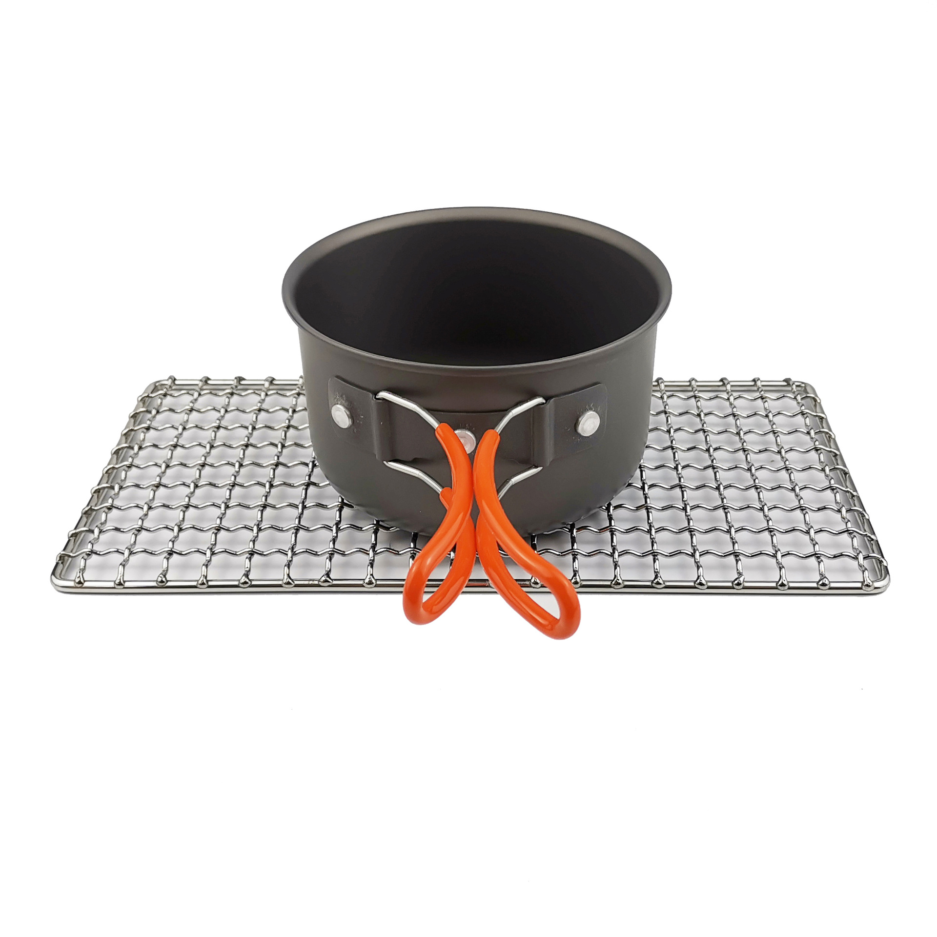 Square 304 stainless steel barbecue mesh portable grill H111